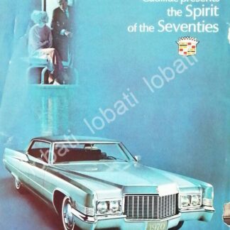 CARTEL ANTIGUO ORIGINAL DE AUTOS CADILLAC 1970 / 819