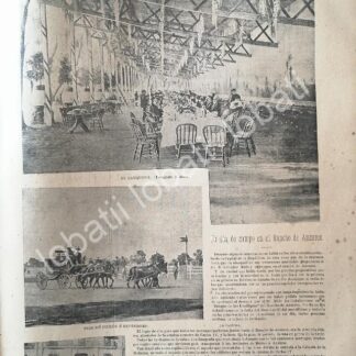 CARTEL ANTIGUO ORIGINAL DE SALVADOR MALO Y SU FIESTA EN RANCHO ANZURES 1895. /ASM