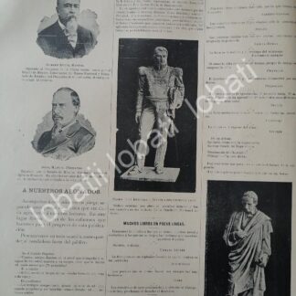 CARTEL ANTIGUO ORIGINAL DE MANUEL ROMERO RUBIO Y MANUEL FERNANDO SOTO Y MAS NOTAS 1895 /PLT