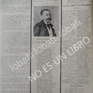 CARTEL ANTIGUO ORIGINAL DE POEMAS INEDITOS POSTUMOS DE MANUEL GUTIERREZ NAJERA FEB. 1895