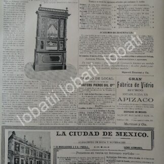 CARTEL ANTIGUO ORIGINAL DE ORQUESTRION WALTE 1895 DE CASA WAGNER LEVIEN - LOTERIA NACIONAL Y MAS