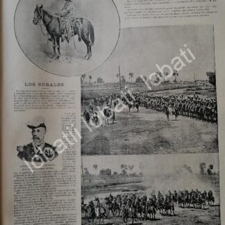 CARTEL ANTIGUO ORIGINAL DE EL GENERAL. FRANCISCO RAMIREZ Y CUERPO DE RURALES 1895 /MLT