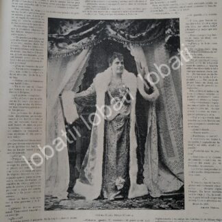 CARTEL ANTIGUO ORIGINAL DE LA ACTRIZ CLARA DELLA GUARDIA / FEP CINE