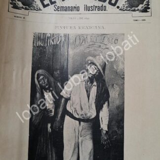 PORTADA ANTIGUA ORIGINAL  1895 DE LEANDRO IZAGUIRRE. SI SIGUE TEMBLANDO