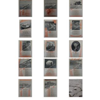 CARTEL ANTIGUO ORIGINAL DE 15 AFICHES DE LA FUNDIDORA MONTERREY 1943