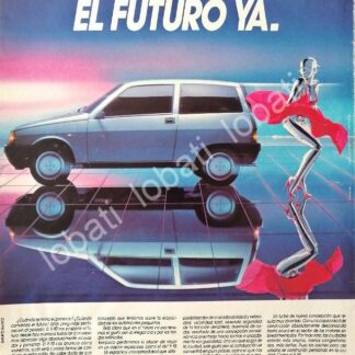 CARTEL ANTIGUO ORIGINAL DE DE AUTOS LANCIA Y-10 1992 /886