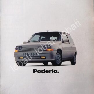 CARTEL ANTIGUO ORIGINAL DE AFICHE DE AUTOS RENAULT 5 TRIANA 1989 / 861