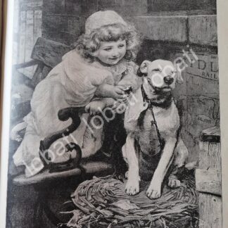 GRABADO ANTIGUO 1898 DULCE RECLAMO / ARTE ANTIGUO