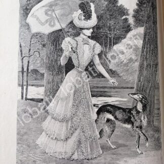 GACETA ANTIGUA 1898. " PAGINAS DE LA MODA " /29