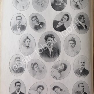 CARTEL ANTIGUO ORIGINAL DE EL MUSICO CARLOS J. MENESES Y SUS ALUMNOS 1898 /FEP