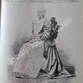 PORTADA ANTIGUA ORIGINAL  1898 CORONACION DE GUILLERMINA REINA DE HOLANDA