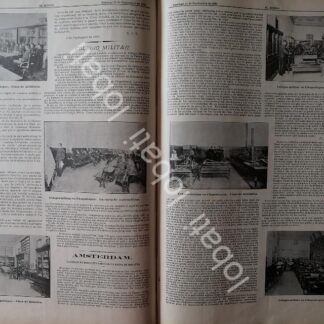 CARTEL ANTIGUO ORIGINAL DE ESCENAS DEL COLEGIO MILITAR DE CHAPULTEPEC 1898 / MLT