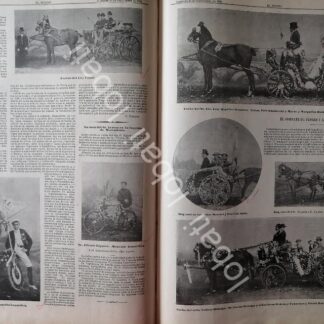 CARTEL ANTIGUO ORIGINAL DE DESFILE MILITAR Y CIVICO FIESTAS PATRIAS 1898 / LDM