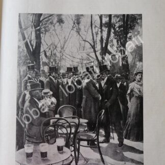 PORTADA ANTIGUA ORIGINAL  1898 PORFIRIO DIAZ EN EL BAZAR DE CARIDAD EN LA ALAMEDA/PLT /MLT