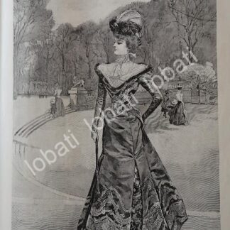 GACETA ANTIGUA DE MODAS 1898. " PAGINAS DE LA MODA " /45