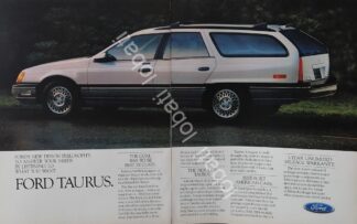 CARTEL ANTIGUO ORIGINAL DE AUTOS FORD TAURUS WAGON 1986 PRIMERA VERSION /1005