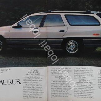 CARTEL ANTIGUO ORIGINAL DE AUTOS FORD TAURUS WAGON 1986 PRIMERA VERSION /1005