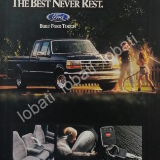 CARTEL ANTIGUO ORIGINAL DE AUTOS CAMIONETA PICKUP FORD SERIE F 1994 /1004