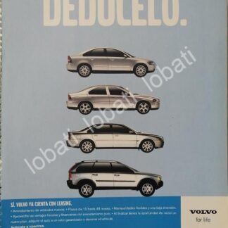 CARTEL ANTIGUO ORIGINAL DE AUTOS VOLVO 2005 /985