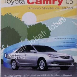 CARTEL ANTIGUO ORIGINAL DE AUTOS TOYOTA CAMRY 2005 /984