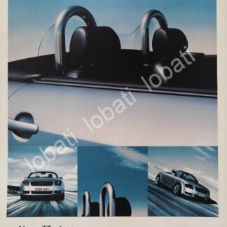 CARTEL ANTIGUO ORIGINAL DE AUTOS AUDI TT ROADSTER 1999 /961