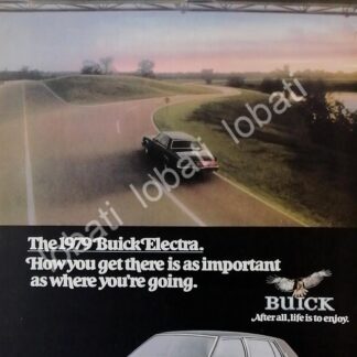 CARTEL ANTIGUO ORIGINAL DE AUTOS GM BUICK ELECTRA 1979 /950