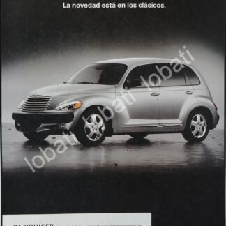 CARTEL ANTIGUO ORIGINAL DE AUTOS CHRYSLER PT CRUISER 1999 PRIMERA GENERACION /941