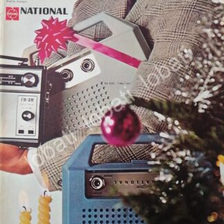 CARTEL ANTIGUO ORIGINAL DE RADIOS NATIONAL 1968 VARIOS /362