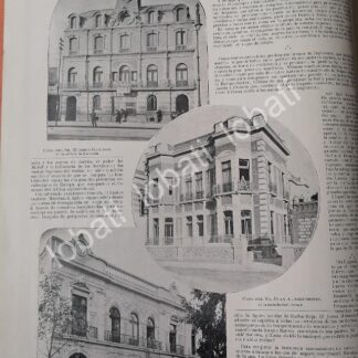 CARTEL ANTIGUO ORIGINAL DE CASAS DE MEXICO 1899, EUSEBIO GAYOSSO Y OTROS/580