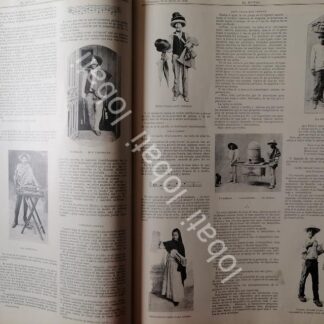 CARTEL ANTIGUO ORIGINAL DE LOS PREGONEROS (GRITOS DE MEXICO ) 1899