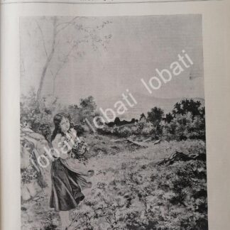 PORTADA ANTIGUA ORIGINAL  1899. DE MENDEZ BRINGA, LAS PRIMERAS FLORES