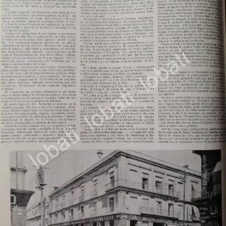 CARTEL ANTIGUO ORIGINAL DE CASAS DE MEXICO, JOSE MARIANO BERISTAIN SOUZA 1899