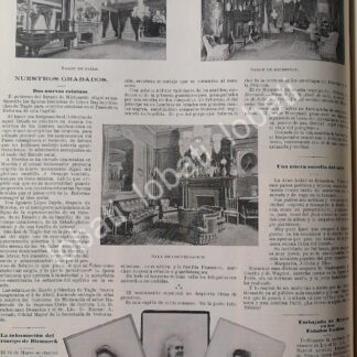 CARTEL ANTIGUO ORIGINAL DE LA EMBAJADA MEXICANA EN WASHINGTON 1899 /PLT