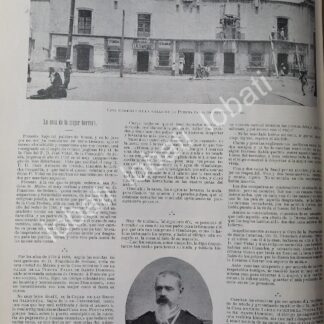 CARTEL ANTIGUO ORIGINAL DE LA CASA DE LA MUJER HERRADA 1899. LDM, CASAS DE MEXICO