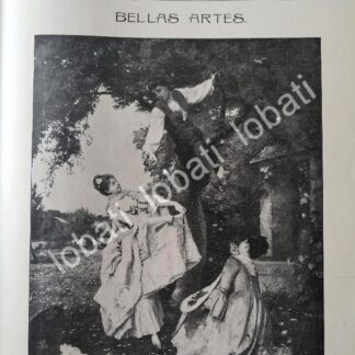 PORTADA ANTIGUA ORIGINAL  1899. DEMETZMACHER. LAS CEREZAS / ARTE