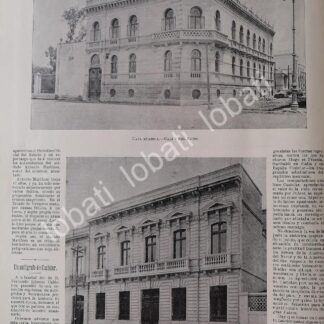 CARTEL ANTIGUO ORIGINAL DE CASA MORISCA Y DE DONATO GUERRA. CASAS DE MEXICO 1899 LDM