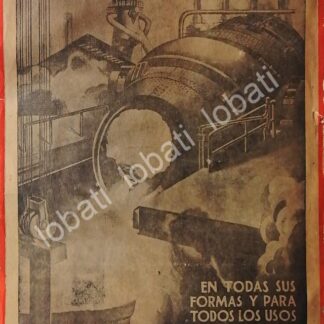 CARTEL ANTIGUO ORIGINAL DE CIA. FUNDIDORA MONTERREY 1965 /726