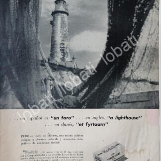 CARTEL ANTIGUO ORIGINAL DE ROLLO DE PELICULA KODAK VERICHROME 1957 /593