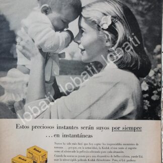 CARTEL ANTIGUO ORIGINAL DE ROLLOS DE PELICULA KODAK EXTACHROME & TRI-X 1957 /586