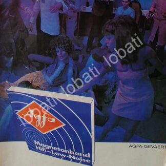 CARTEL ANTIGUO ORIGINAL DE CARTUCHO DE PELICULA FOTOGRAFICA AGFA 1960s /577