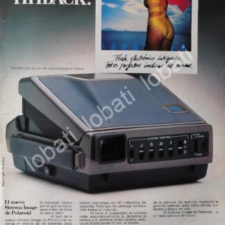 CARTEL ANTIGUO ORIGINAL DE CAMARAS FOTOGRAFICAS POLAROID SISTEMA IMAGE 1980s /569