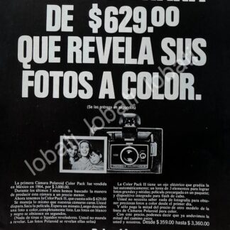 CARTEL ANTIGUO ORIGINAL DE CAMARAS POLAROID COLORPACK II 1969 /557