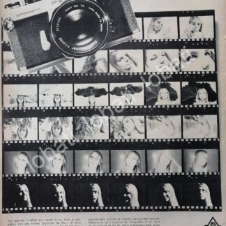 CARTEL ANTIGUO ORIGINAL DE CAMARAS ASAHI PENTAX SPOTMATIC 1969 /554