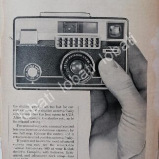 CARTEL ANTIGUO ORIGINAL DE CAMARAS KODAK INSTAMATIC 800 1970s /544