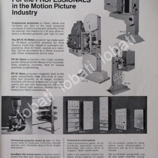 CARTEL ANTIGUO ORIGINAL DE PROYECTOR PARA CINES NORELCO 1970 /532