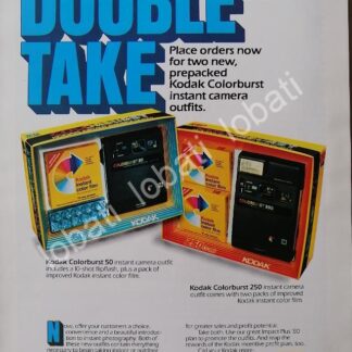 CARTEL ANTIGUO ORIGINAL DE CAMARAS KODAK COLORBURST 250 1980 /512