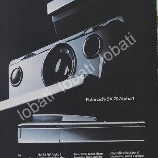 CARTEL ANTIGUO ORIGINAL DE CAMARAS FOTOGRAFICAS POLAROID FX-70 ALPHA 1 - 1977 /500