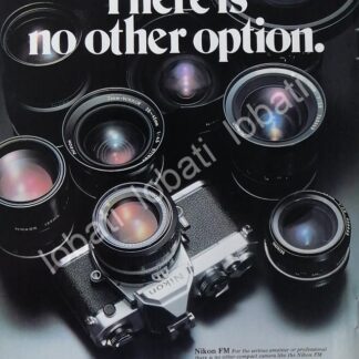 CARTEL ANTIGUO ORIGINAL DE CAMARAS NIKON FM 1970s /451