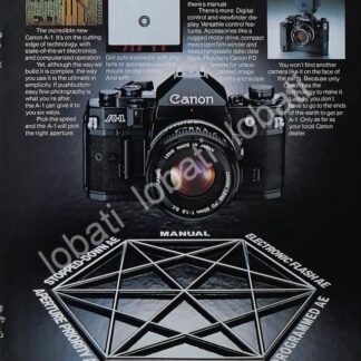 CARTEL ANTIGUO ORIGINAL DE CAMARAS CANON A1 1970s /447