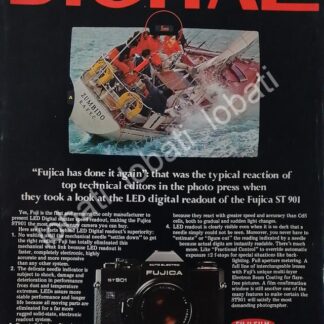 CARTEL ANTIGUO ORIGINAL DE CAMARAS FUJICA ST-901 1970s /445